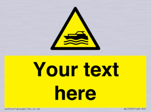 Custom Warning motorised watercraft